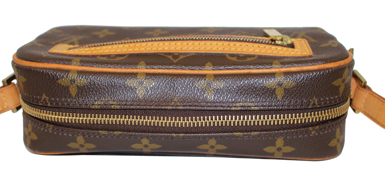 Louis+Vuitton+Pochette+Cite+Shoulder+Bag+Brown+Leather for sale