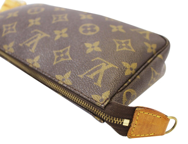 LOUIS VUITTON Monogram Canvas Pochette Long Strap Pouch