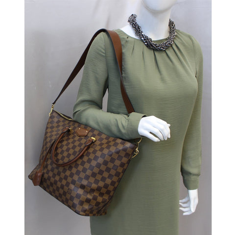 LOUIS VUITTON Belmont Damier Ebene Shoulder Handbag-US