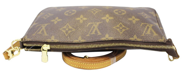 LOUIS VUITTON Monogram Canvas Pochette Long Strap Pouch