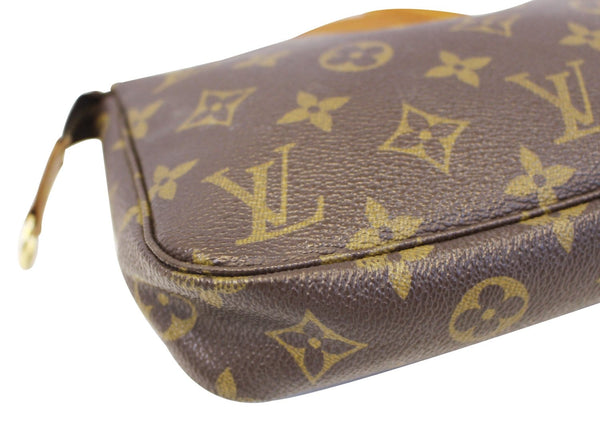 LOUIS VUITTON Monogram Canvas Pochette Long Strap Pouch