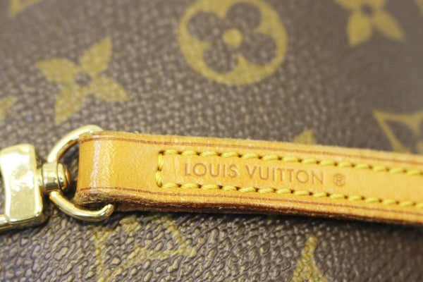 LOUIS VUITTON Monogram Canvas Pochette Long Strap Pouch