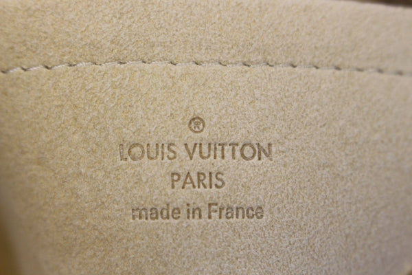 LOUIS VUITTON Damier Azur Milla MM White Pouch Bag