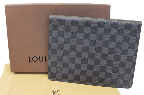 LOUIS VUITTON Damier Graphite Agenda Bureau Note Cover