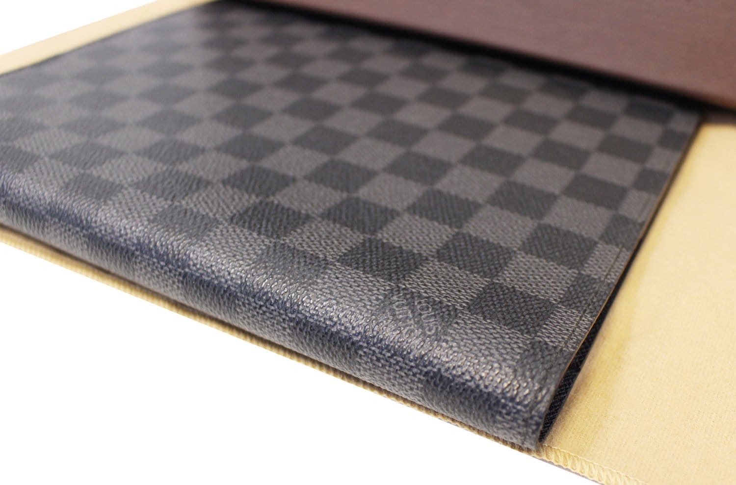 Louis Vuitton Couverture agenda de bureau Black Leather ref.419677 - Joli  Closet