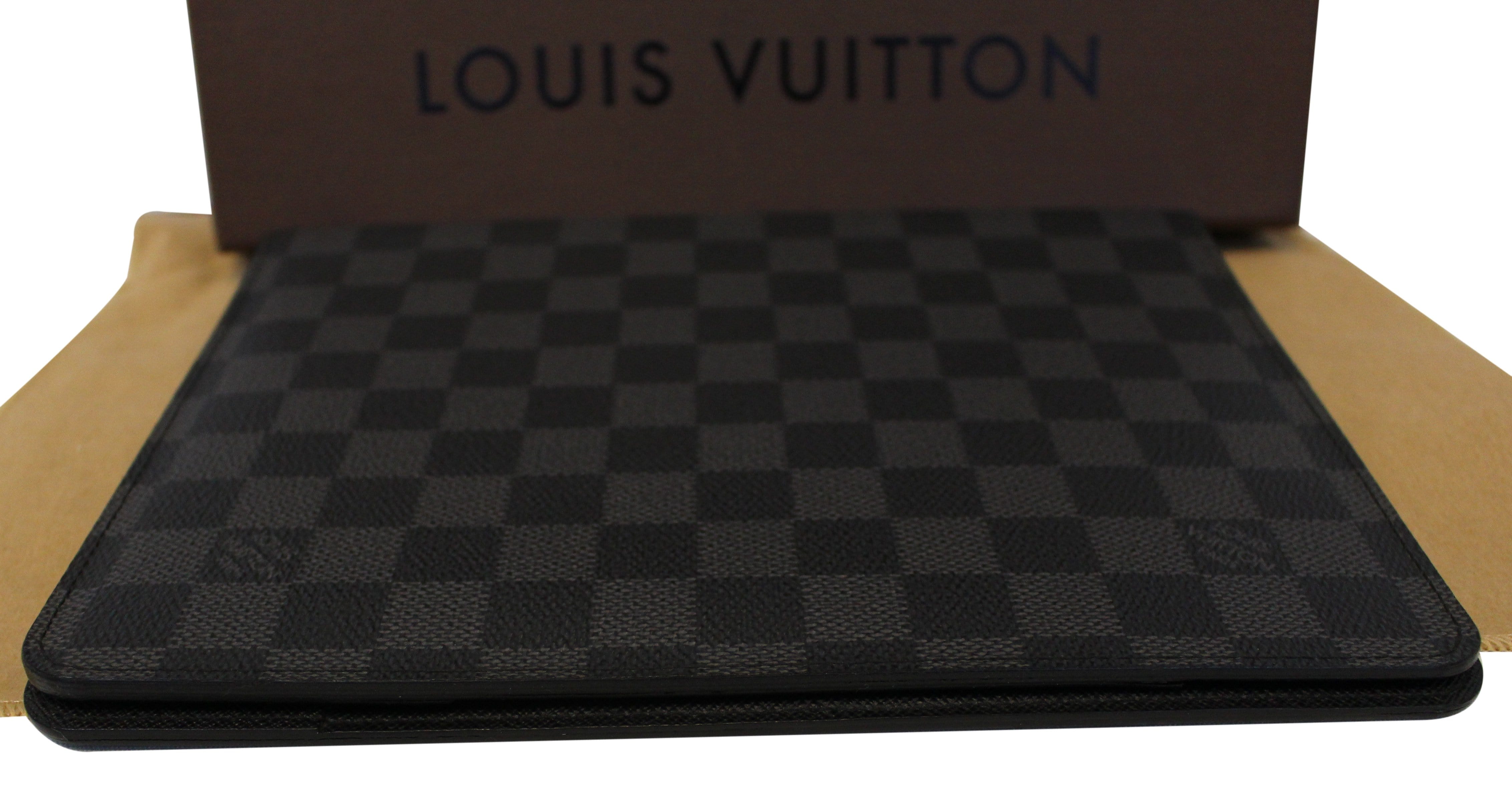 Louis Vuitton Damier Graphite Canvas Desk Agenda Cover ○ Labellov