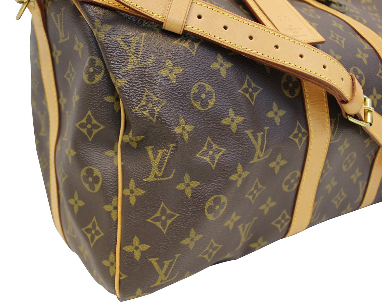 Louis Vuitton Monogram Canvas Keepall Bandouliere 45 Bag Louis