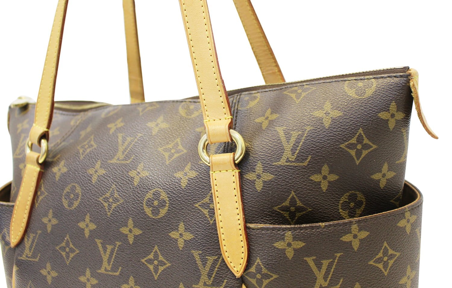 LOUIS VUITTON Shoulder Bag used Monogram Canvas Totally MM Brown