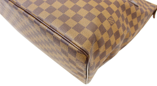 LOUIS VUITTON Damier Ebene Saleya GM Shoulder Tote Bag