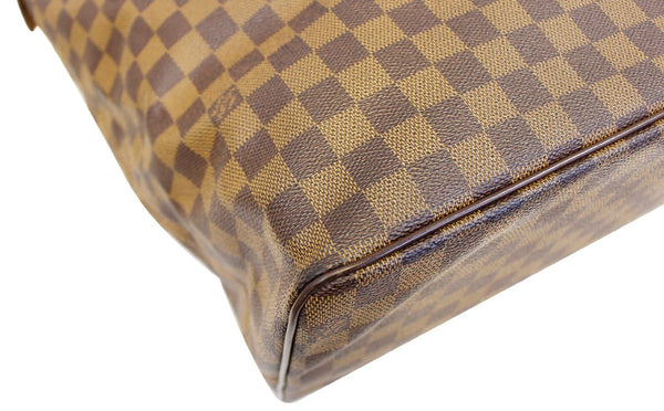 LOUIS VUITTON Damier Ebene Saleya GM Shoulder Tote Bag