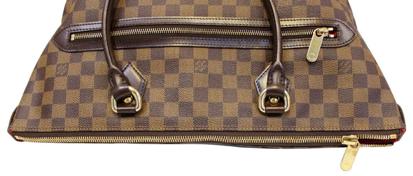 LOUIS VUITTON Damier Ebene Saleya GM Shoulder Tote Bag