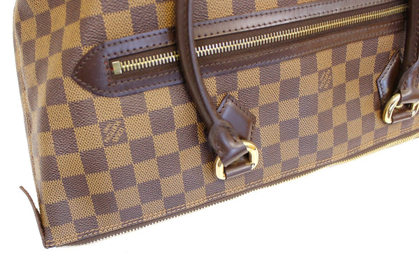 LOUIS VUITTON Damier Ebene Saleya GM Shoulder Tote Bag