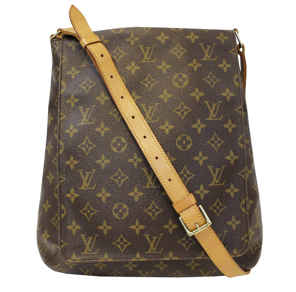 LOUIS VUITTON Monogram Canvas Musette Brown Crossbody Bag