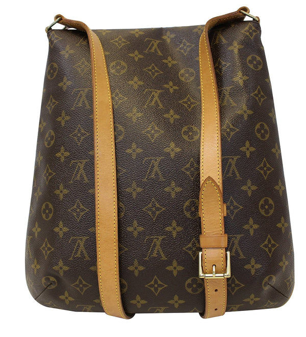 LOUIS VUITTON Monogram Canvas Musette Brown Crossbody Bag