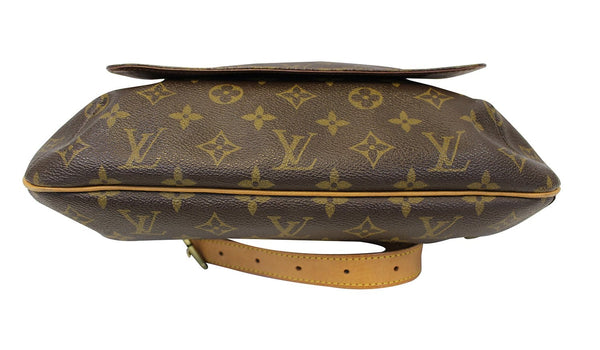 LOUIS VUITTON Monogram Canvas Musette Brown Crossbody Bag