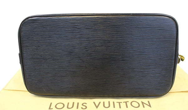 LOUIS VUITTON Epi Leather Alma PM Black Satchel Bag