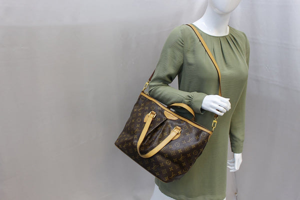 LOUIS VUITTON Monogram Canvas Polermo PM Brown Shoulder Bag