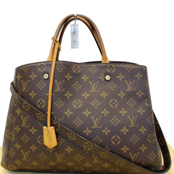 LOUIS VUITTON Monogram Canvas Montaigne GM Shoulder Handbag