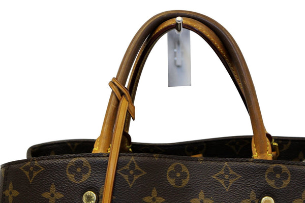 LOUIS VUITTON Monogram Canvas Montaigne GM Shoulder Handbag