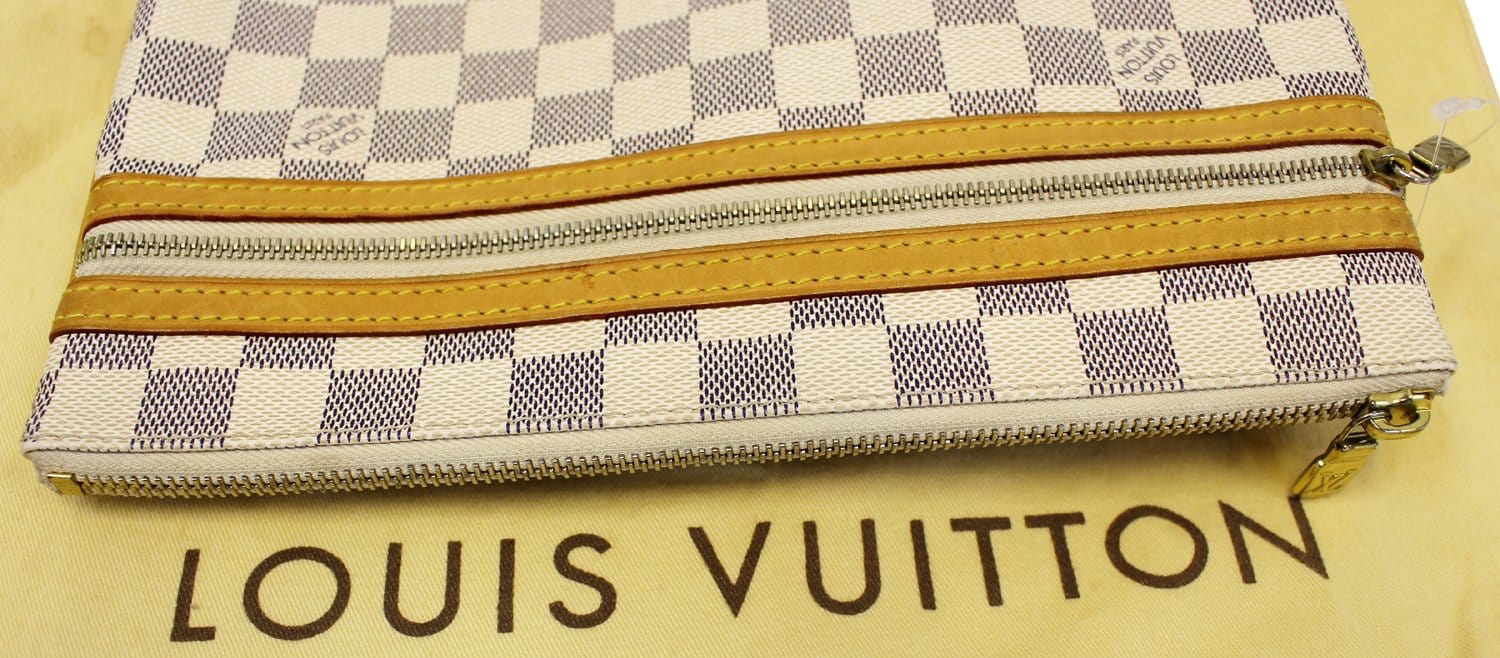 Louis Vuitton Damier Azur Pochette Bosphore Messenger Bag at 1stDibs