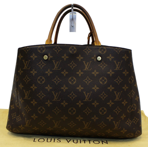 LOUIS VUITTON Monogram Canvas Montaigne GM Shoulder Handbag