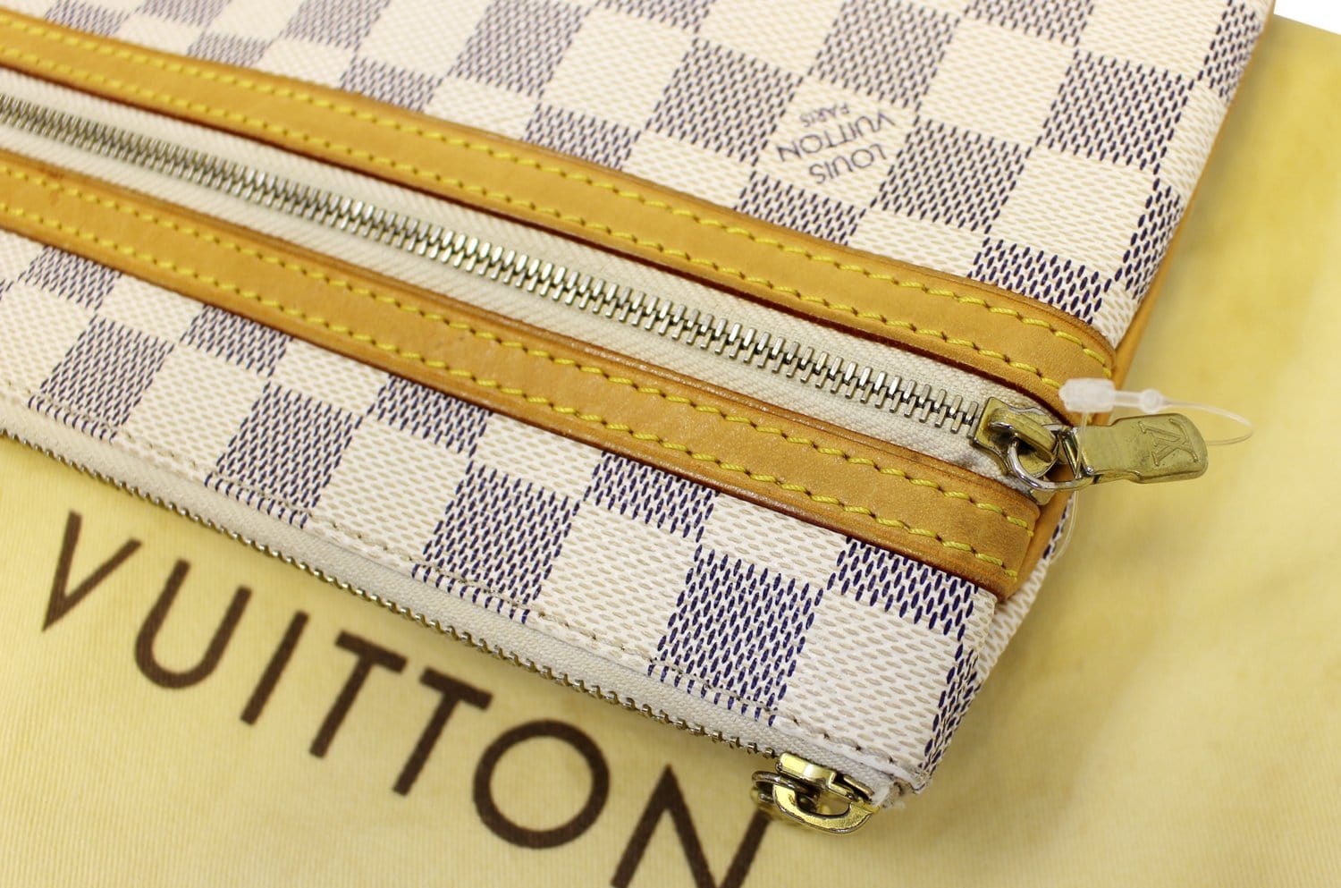 Louis Vuitton Damier Azur Canvas Pochette Bosphore Shoulder Bag