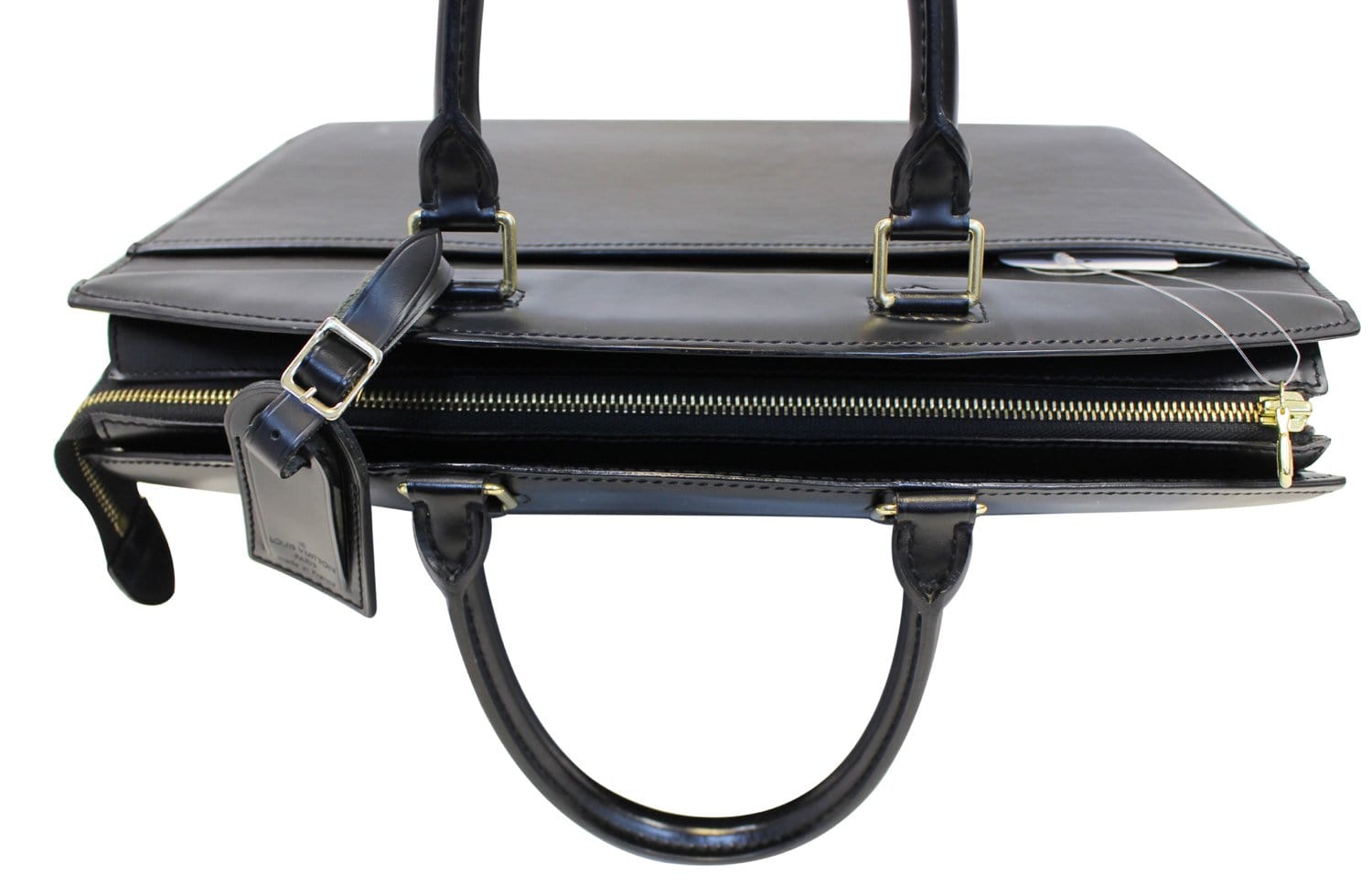Louis Vuitton Riviera Handbag A4 Acceptable Epi Leather Black with