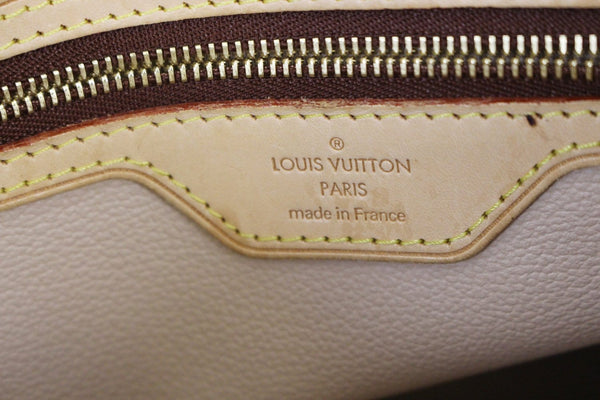 LOUIS VUITTON Monogram Canvas Petit Bucket Brown Shoulder Bag