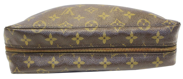 LOUIS VUITTON Monogram Trousse Toilette 28 Brown Clutch TT1961