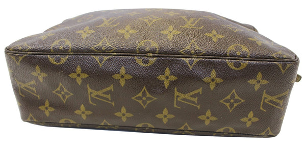 LOUIS VUITTON Monogram Trousse Toilette 28 Brown Clutch TT1961