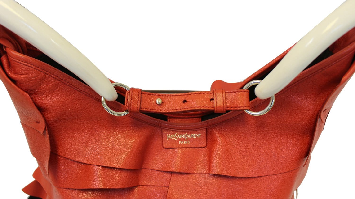 Saint Laurent Saint Tropez Leather Shoulder Bag (SHG-33514) – LuxeDH