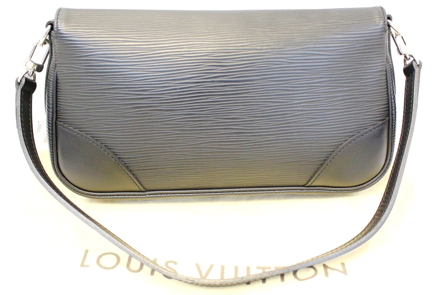 Louis Vuitton, Bags, Louis Vuitton Epi Leather Pochette In Black Wdust  Bag Amazing Condition