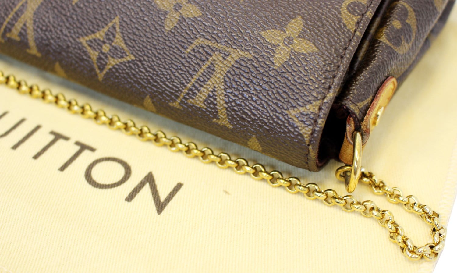 🌸Louis Vuitton Favorite MM Monogram Chain Clutch Crossbody