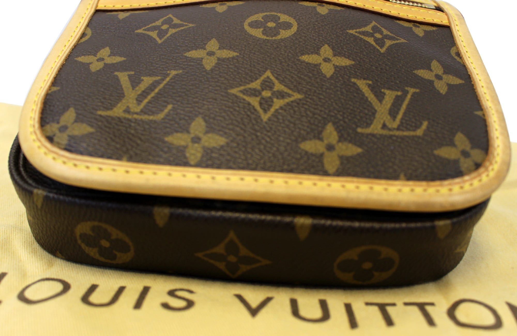 Authentic LOUIS VUITTON Monogram Bum bag Bosphore M40108 Waist bag