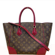 LOUIS VUITTON Phenix Monogram Canvas Shoulder Handbag Fuchsia