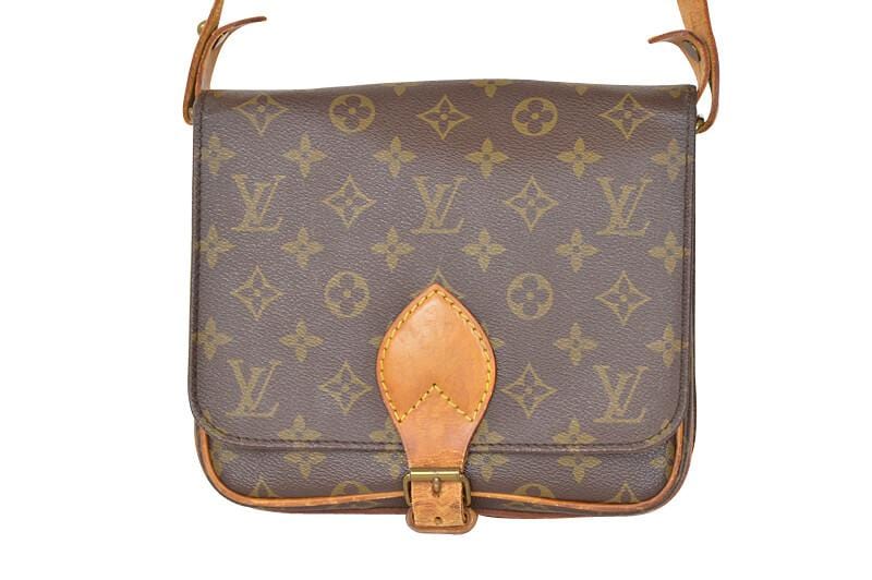Louis Vuitton Vintage Monogram Canvas Cartouchiere MM Shoulder Bag (SH –  LuxeDH