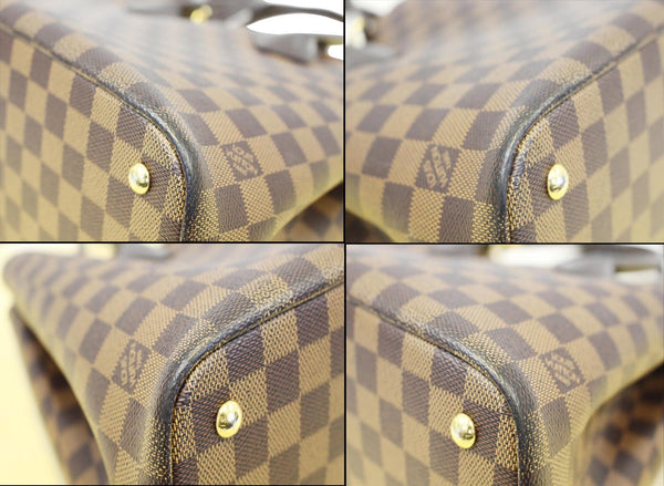 LOUIS VUITTON Kensington Damier Ebene Shoulder Handbag