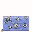 Louis Vuitton Twist Chain Denim Wallet Front Look Bag