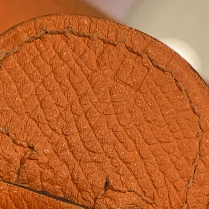 HERMES EVELYNE 2PM Clemence leather Orange □H Engraving Shoulder bag 5 –  BRANDSHOP-RESHINE