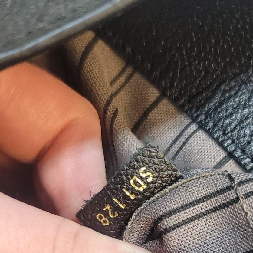 Louis Vuitton Melie Handbag Monogram Empreinte Leather Noir (M44014)