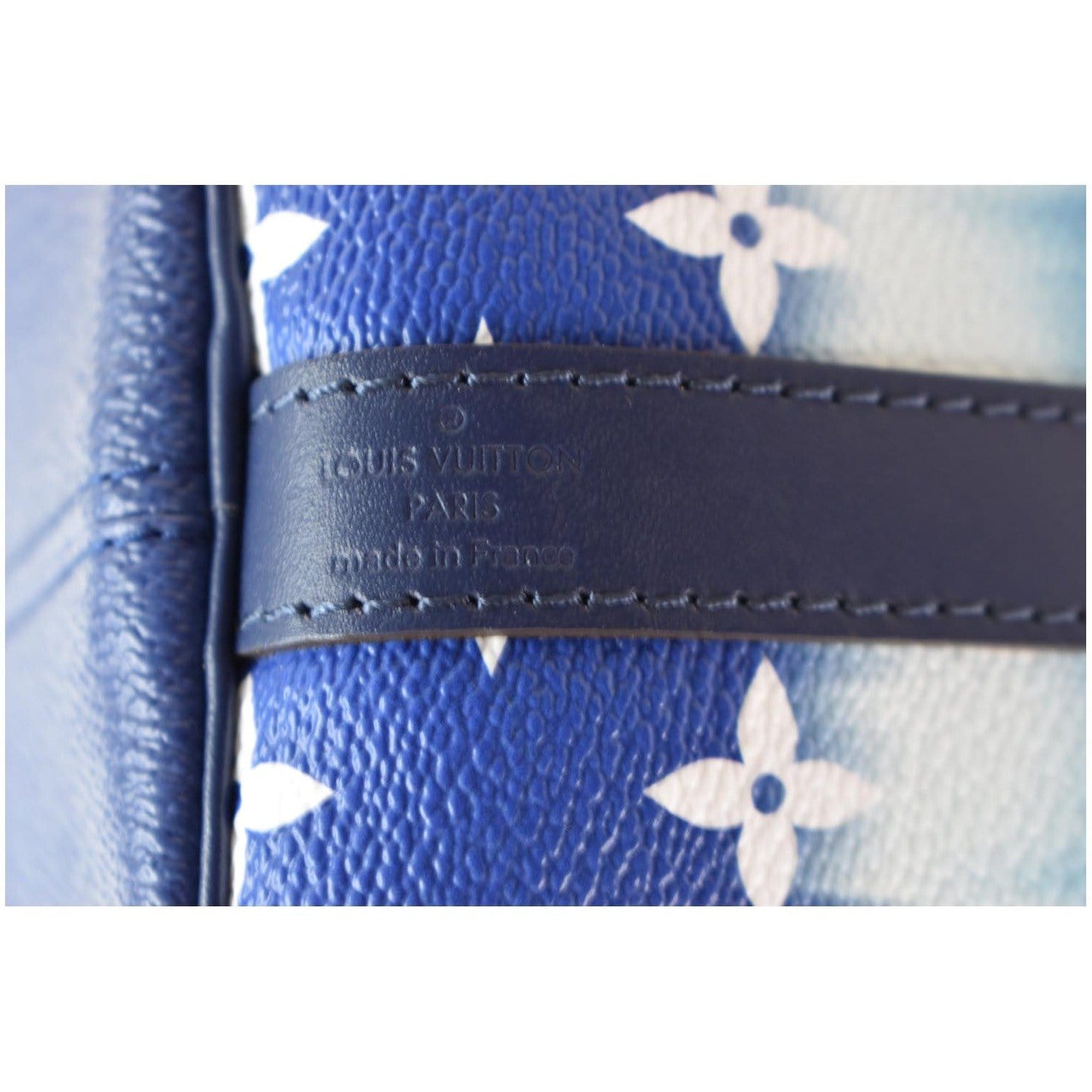 Speedy bandoulière leather crossbody bag Louis Vuitton Blue in Leather -  33550767