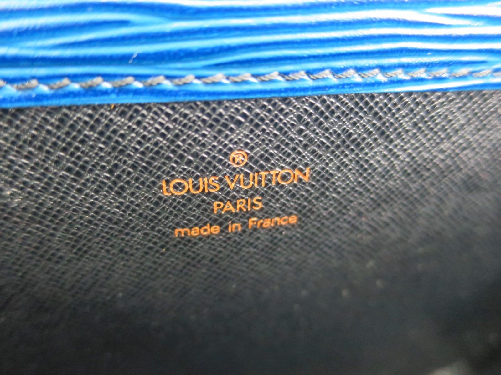 Louis Vuitton, Bags, Authentic Lv Malesherbes In Toledo Blue Epi Leather  Vintage