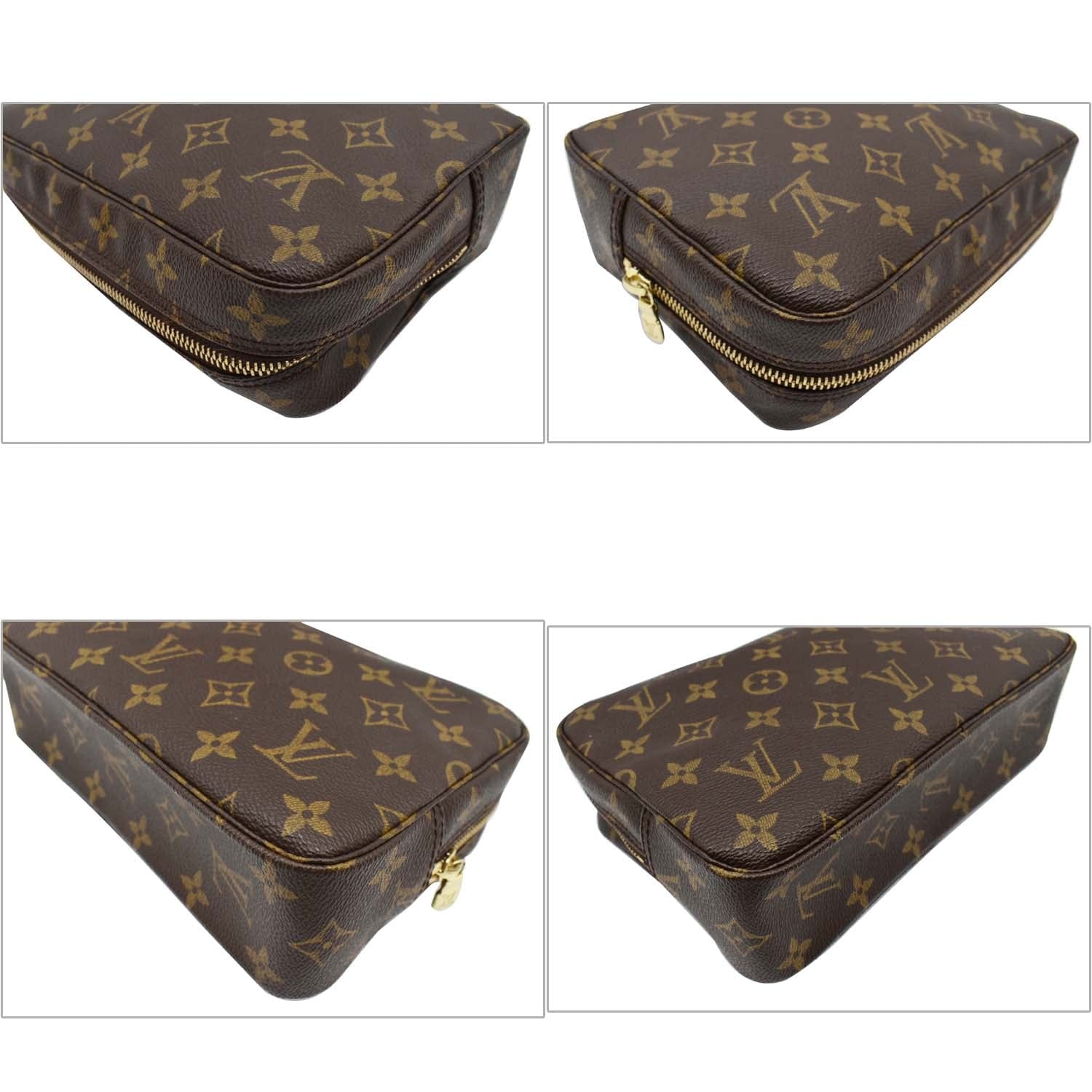Louis Vuitton Vintage - Monogram Trousse Blush PM Pouch - Brown - Leather  and Monogram Leather Pouch - Luxury High Quality - Avvenice