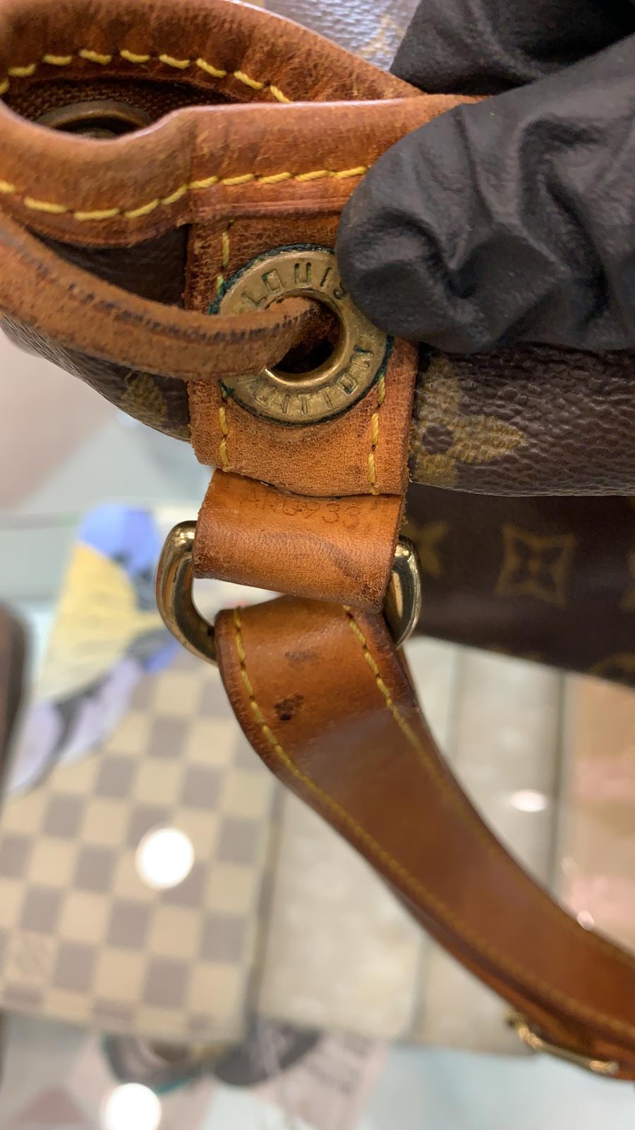 Noé fabric handbag Louis Vuitton Brown in Fabric - 35296153