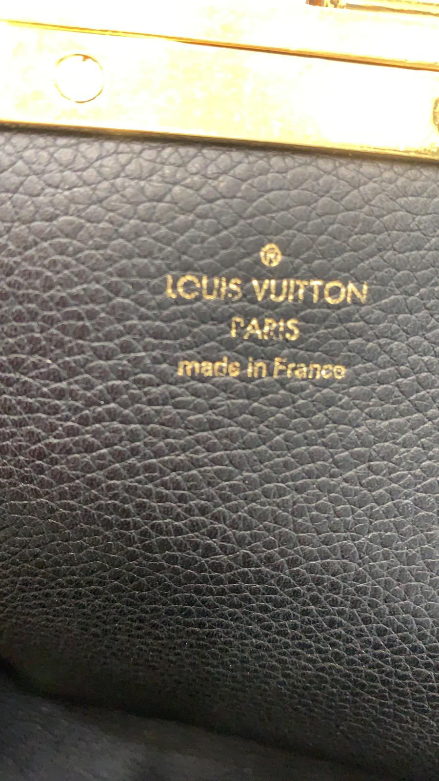 LOUIS VUITTON Olympe Monogram Canvas Satchel Shoulder Bag Black