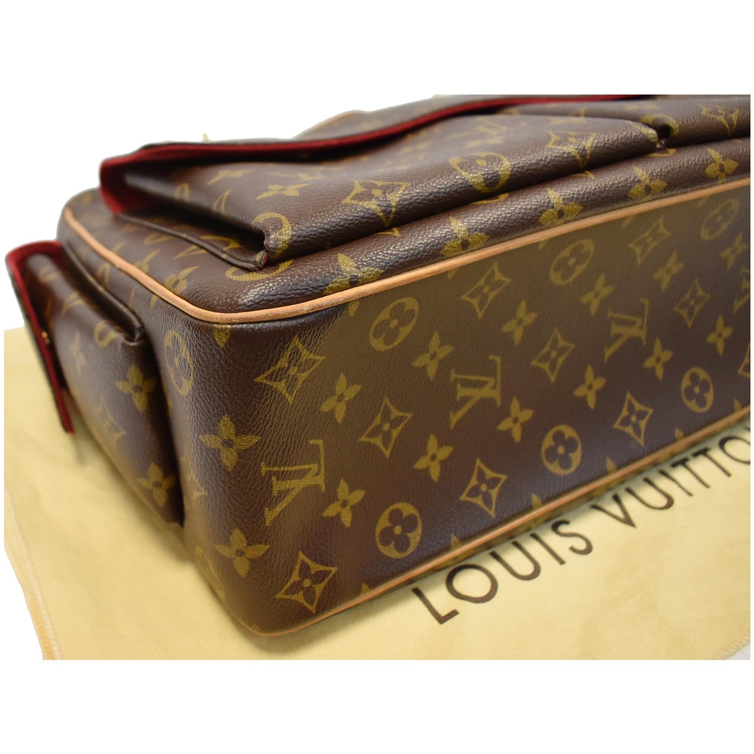 LOUIS VUITTON Viva Cite GM Shoulder Bag Monogram Leather Brown M51163  90YB166