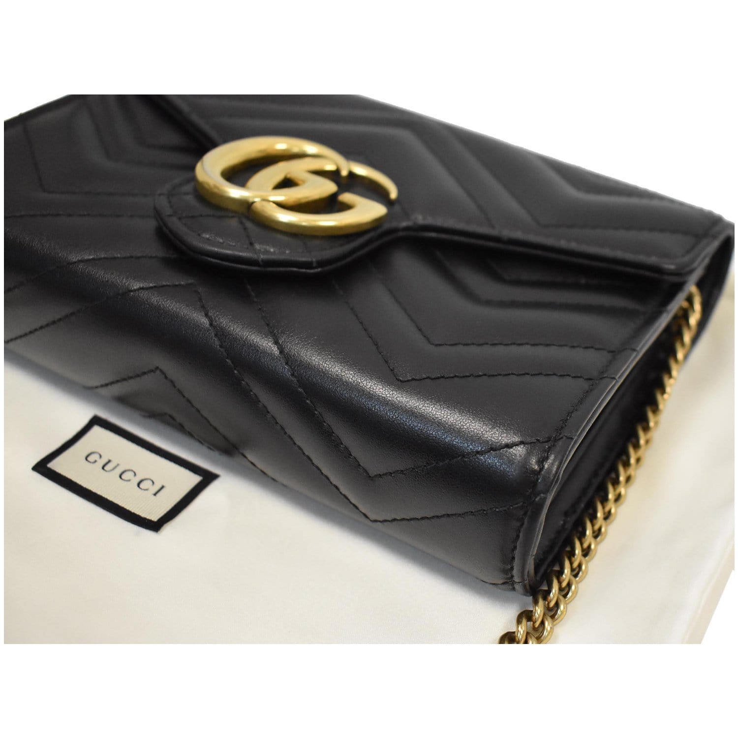 Gucci GG Marmont Matelasse Mini Chain Bag