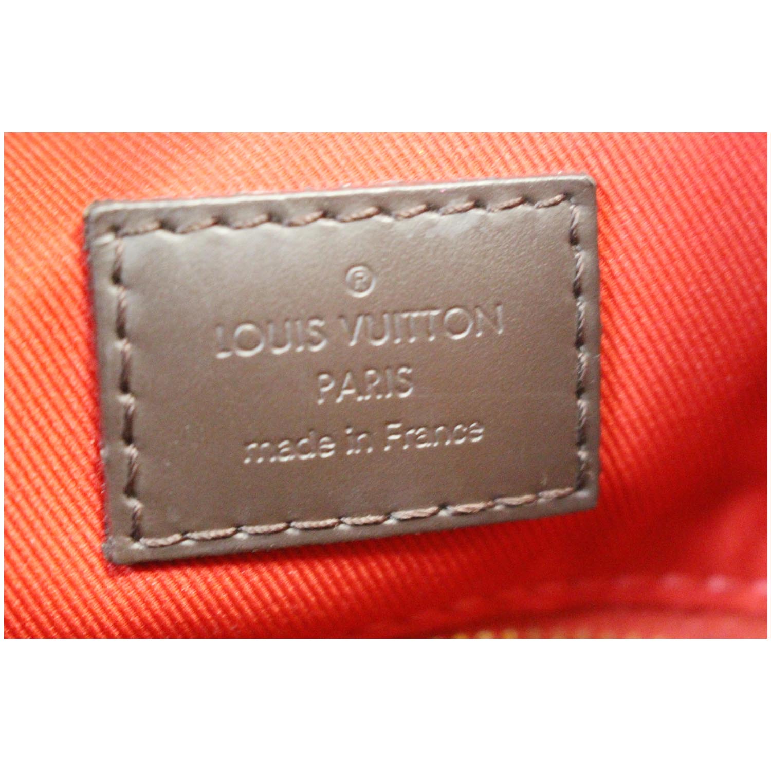 LOUIS VUITTON Ange PM Shoulder Bag Damier Vernis Leather Carmine M92111  83YC798