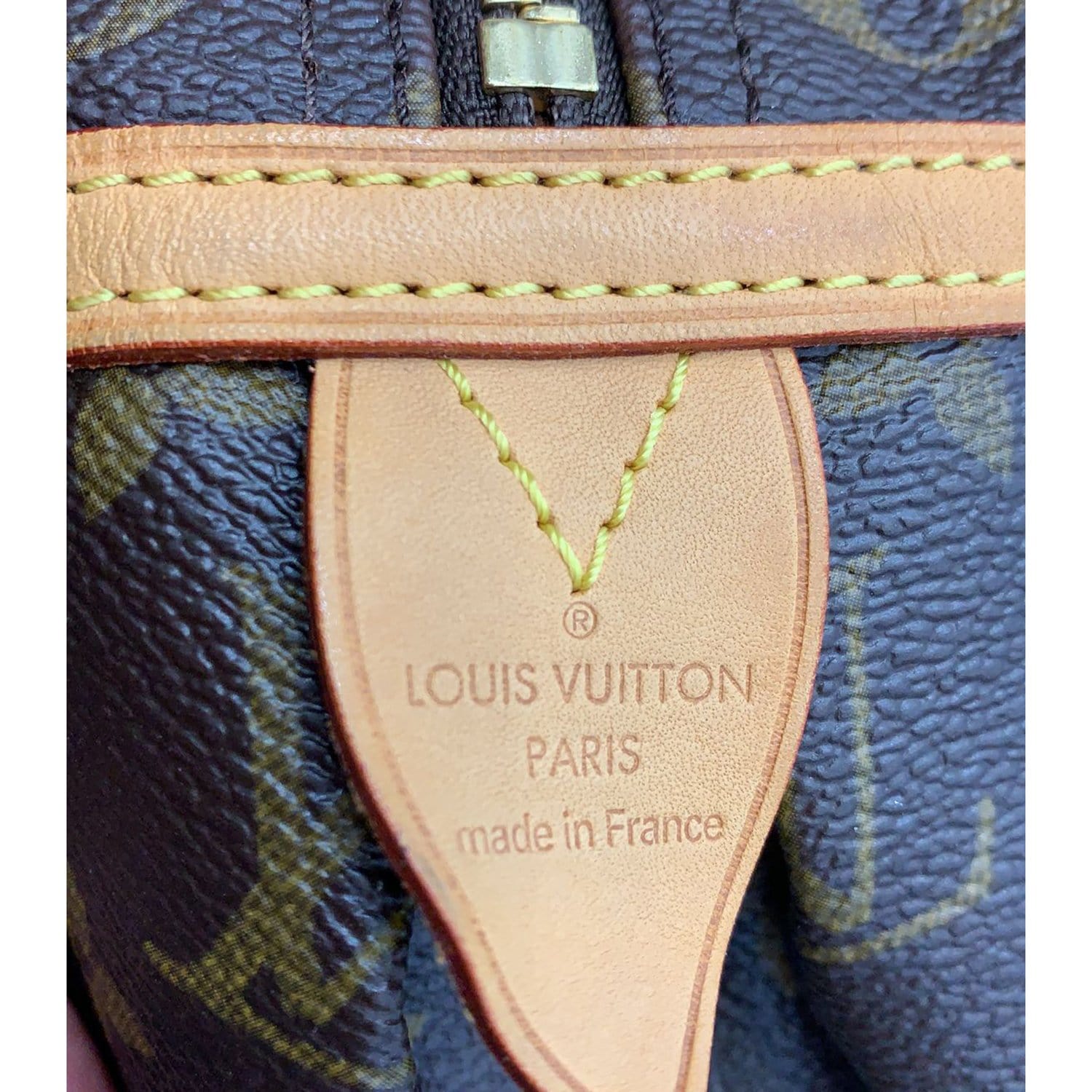 LV LOUIS VUITTON Monogram Montorgueil GM Shoulder Brown Tote Bag