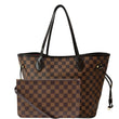 LOUIS VUITTON Neverfull MM Damier Ebene Shoulder Tote Bag Brown